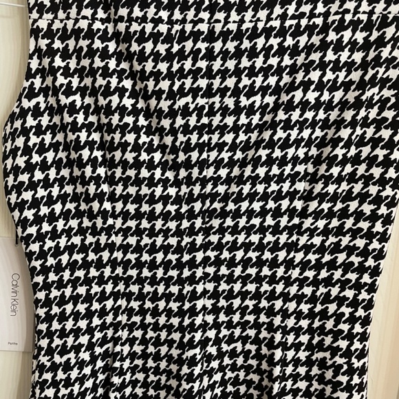 COPY - Calvin Klein houndstooth print dress petite size 4 - Picture 5 of 11
